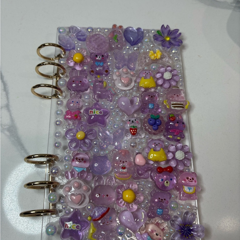 ** NEW** DIY A6 Purple Kawaii Junk Notebook
